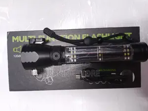 Rechargeable Touch, Multi-Function Flashlight, Solar Chargin