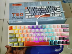 Type C Wired 63 Key Mechanical Keyboard