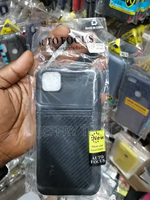 Autofocus Huawei Y5 (2020) Phone Back Cover, Case - Black.