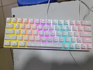 White RGB Lighting 63 Key Mechanical Keyboard