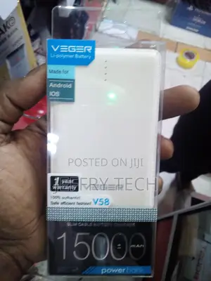 Veger 15000mah Safe/Efficient Power Bank For Smart Phones - V58