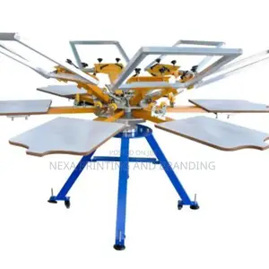 Screen Printing Machine - Six Colours Six Stations
