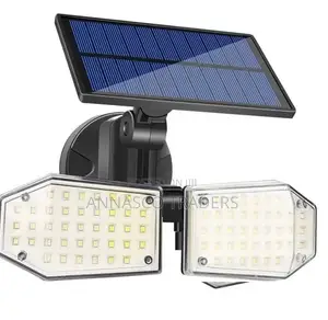 Solar Lamps LED 2heads Motion Sensor Waterproof for Outdoors