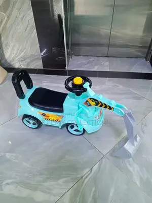 Blue Push Car