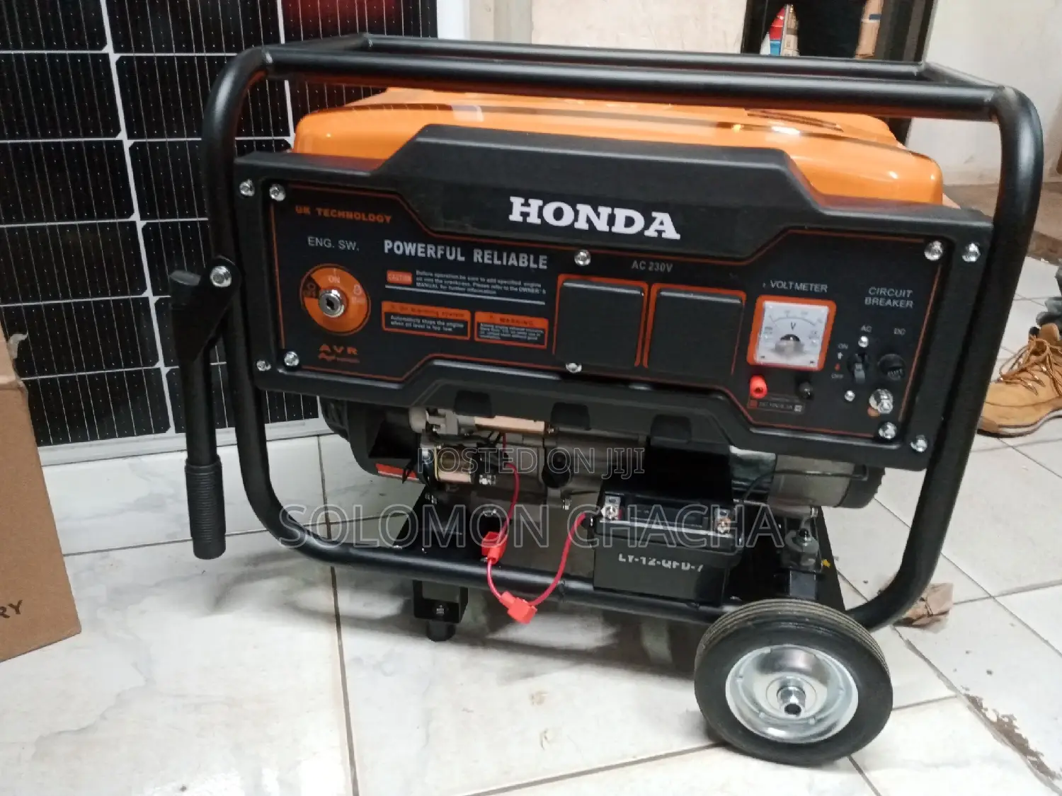 Honda 5.5kw Gasoline Generator With Wheels