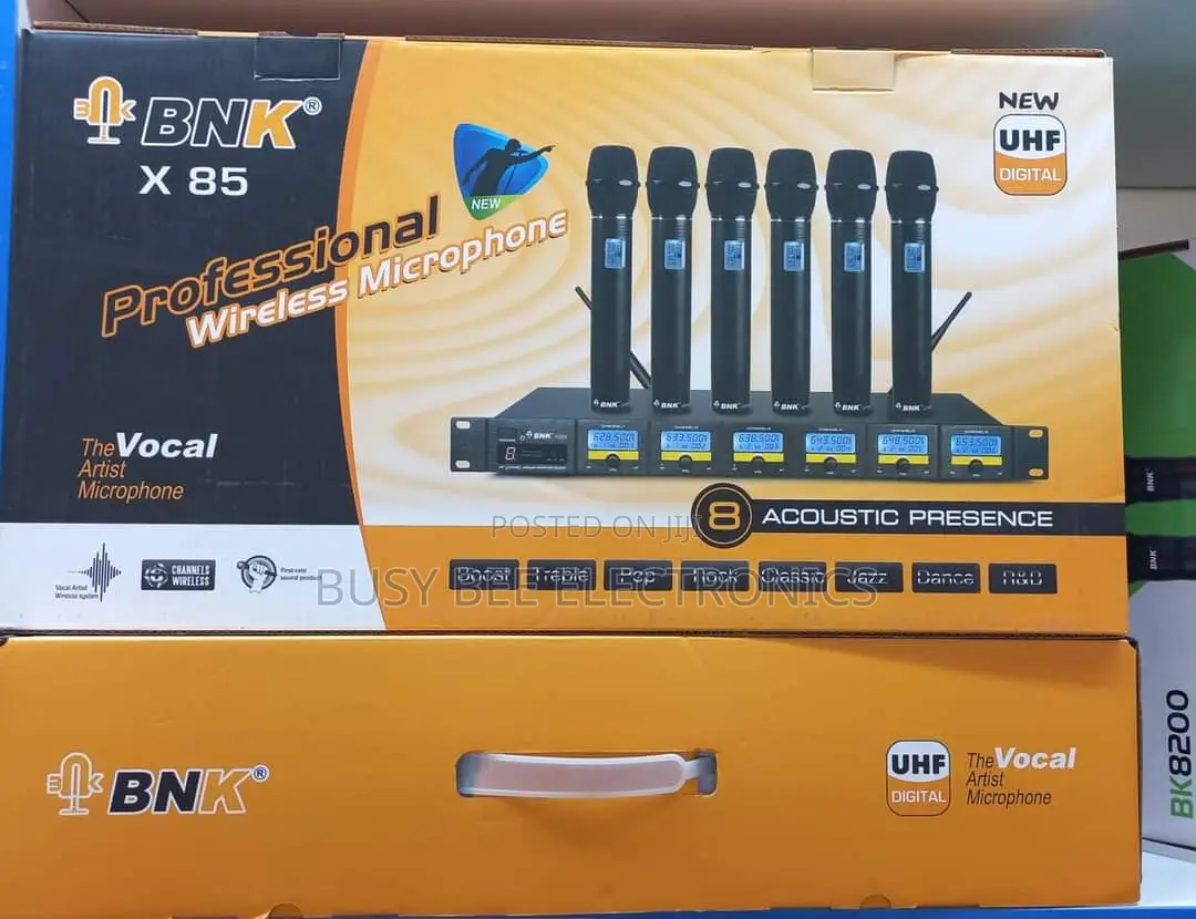 Six Unidirectional Wireless Microphone
