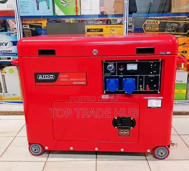 Original Aico Silent Diesel Generator 10kva Ats Ready