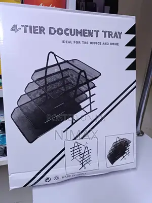 Sliding Document Trays Office Tray 4-Tier Mesh