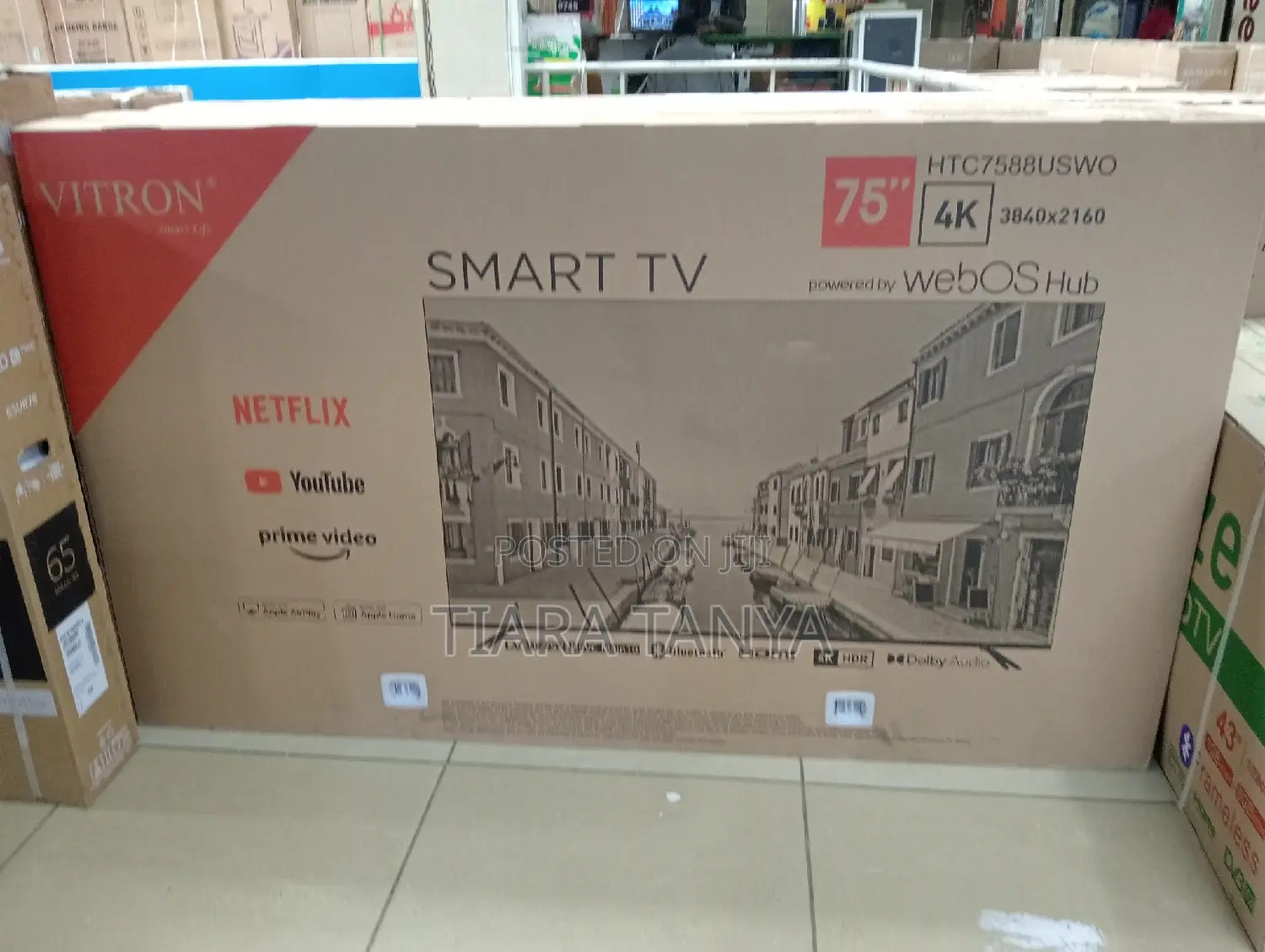 Vitron 75" Smart Webos UHD Led Tv