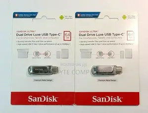 Sandisk 64GB Dual Drive Luxe USB Type-C Flash Drive