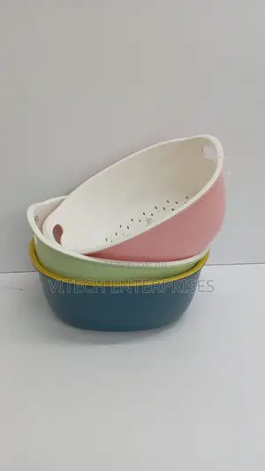 2 in 1 Kitchen Storage Basket With Drainer