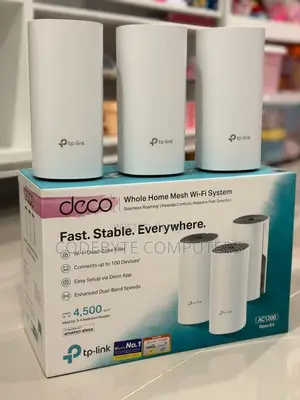 Tp-Link Deco E4 (3 Pack) Whole Home Mesh Wi-Fi System
