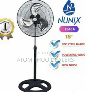 FS45A Nunix 18 Inches Standing Fan-Black