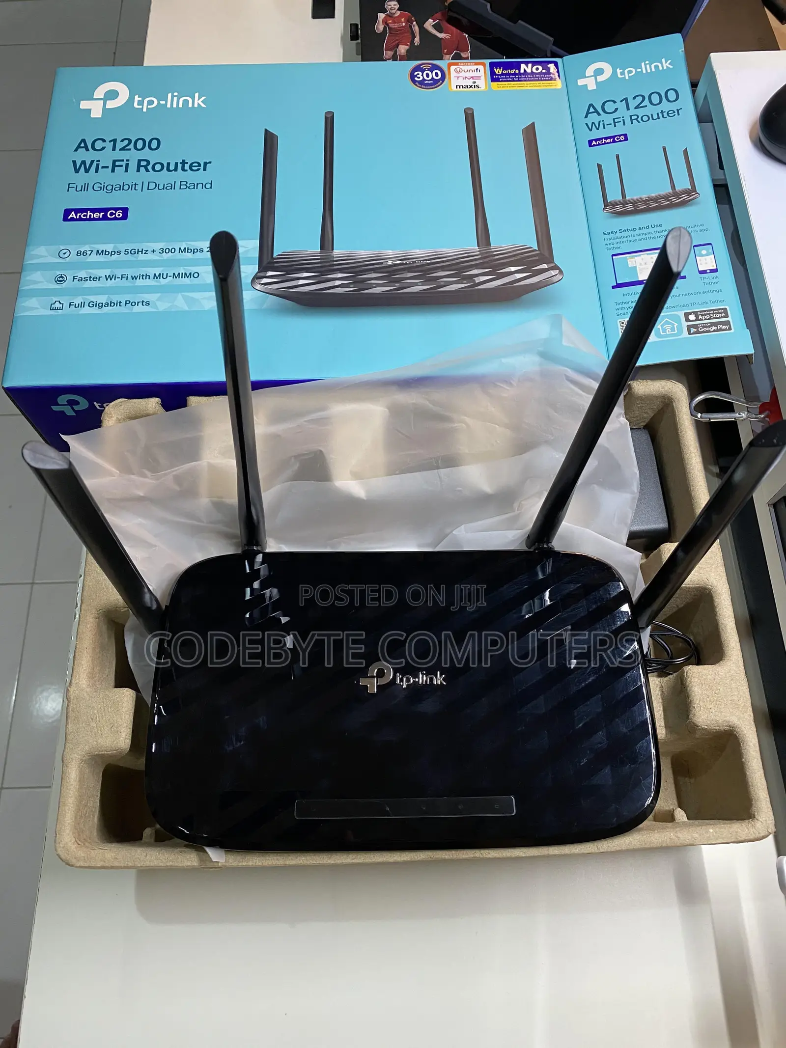 Tp-Link Ac1200 Wireless Mu-Mimo^°~Router - Tl-Archer C6