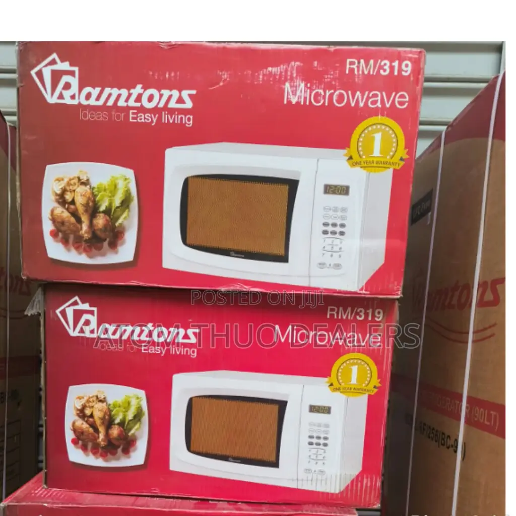 White RM/319 Ramtons Digital Microwave Oven -White