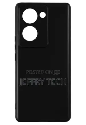 Silicon Flexible Back Cover for Vivo Y03 4G (6.56") - Black