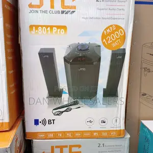 JTC 2.1ch Multimedia Speaker-12,000w-J-801 PRO