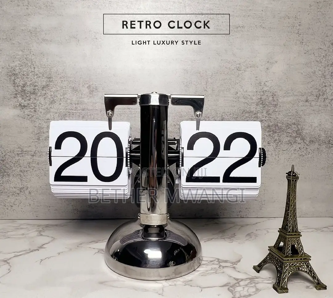 Retro Digital Flip Desk Clock in Kenya