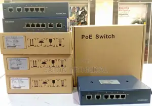 4port Poe Switch 10/100mbps With 2 Uplinks Port