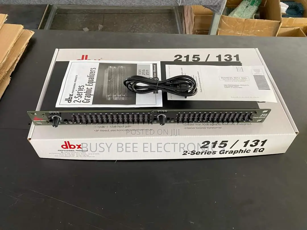 Black 215 DBX Equaliser