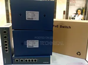 96w Power 4 Port Poe Switch With 2 Uplink Port
