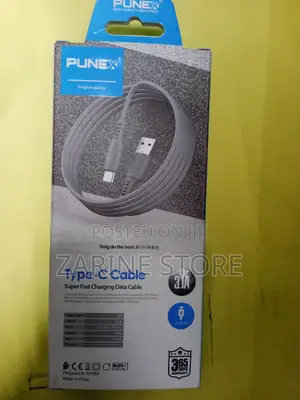 Type C Cable Fast Charging 2metres Punex Pu-300