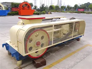 In Stock Lower Hardness Mines Mobile Double Roller Crusher