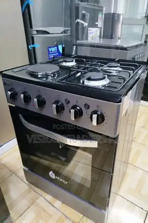 *Cooker Nunix 50*55 3g+1e Standng Cooker With Electric Oven