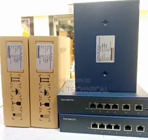 2 Up Link Port 4 Port Poe Switch 96w Power 100-240vac