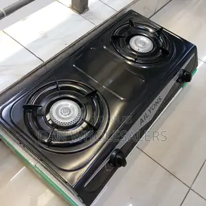 GS013-2 Gas Cooker Stainless Steel 2 Burner Black Ailyons