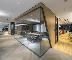 Office Interiors/Partitions and Design Reception Workstation
