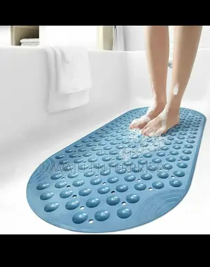 Blue Silicone Bathroom Mats