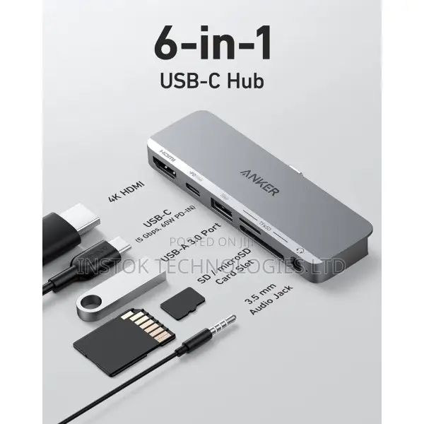 Anker 541 USB-C Hub 6-in-1 for iPad