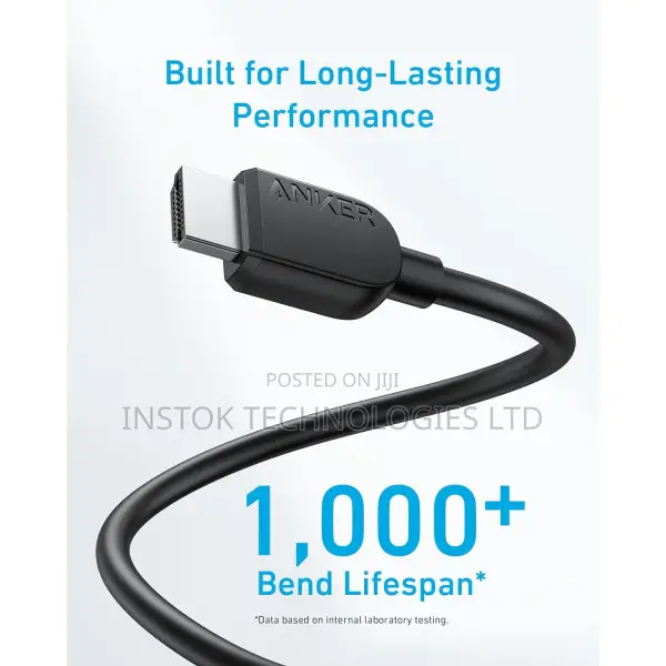 Anker HDMI 2.1 Cable at 60hz 48 GBPS 6ft 1.8M