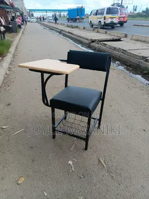 College Chair, With Black Leather 