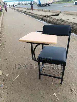 College Chair, With Black Leather 