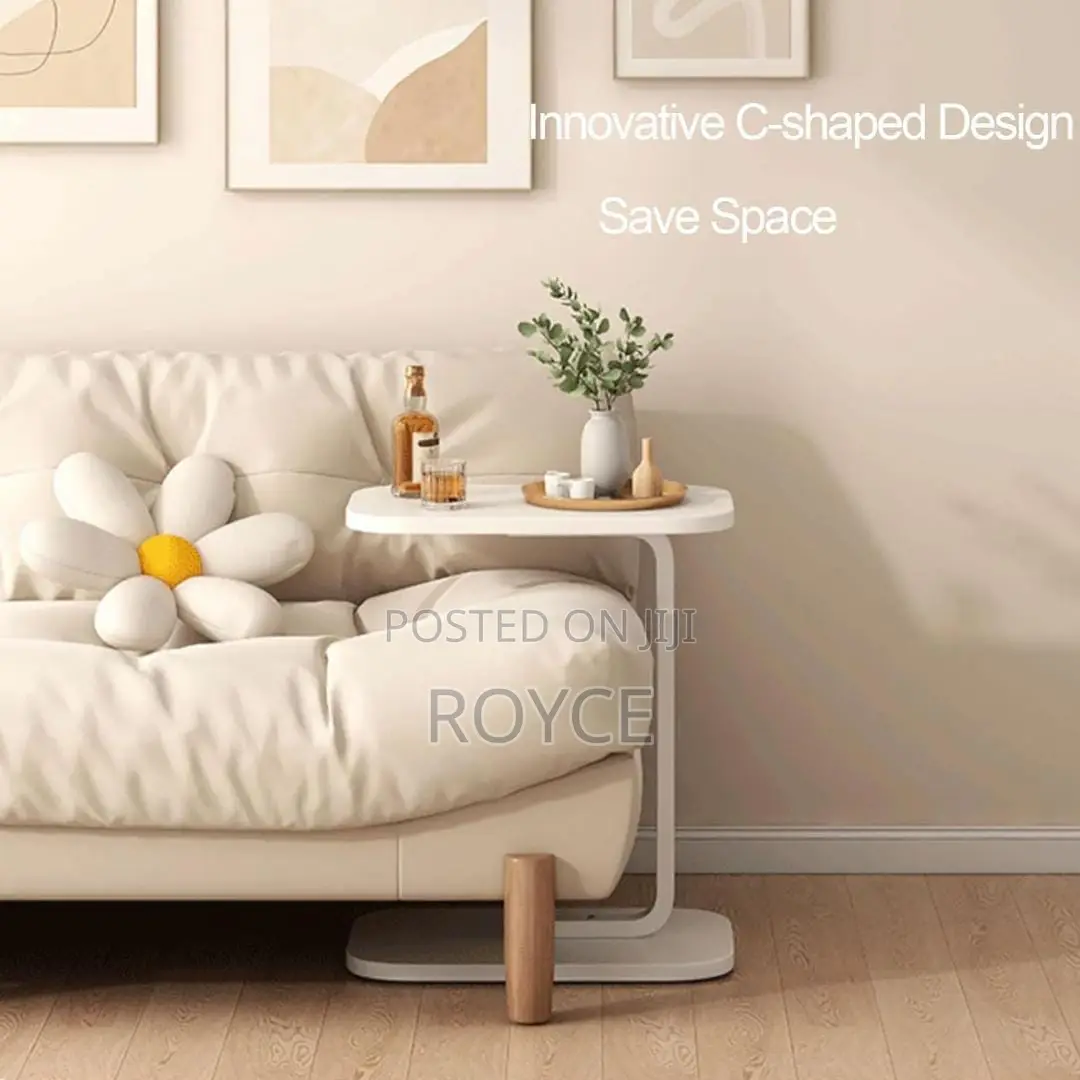 C-Shaped Sofa Table