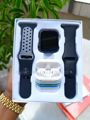T2 in 1 Strap Smart Watch With Free Earpods