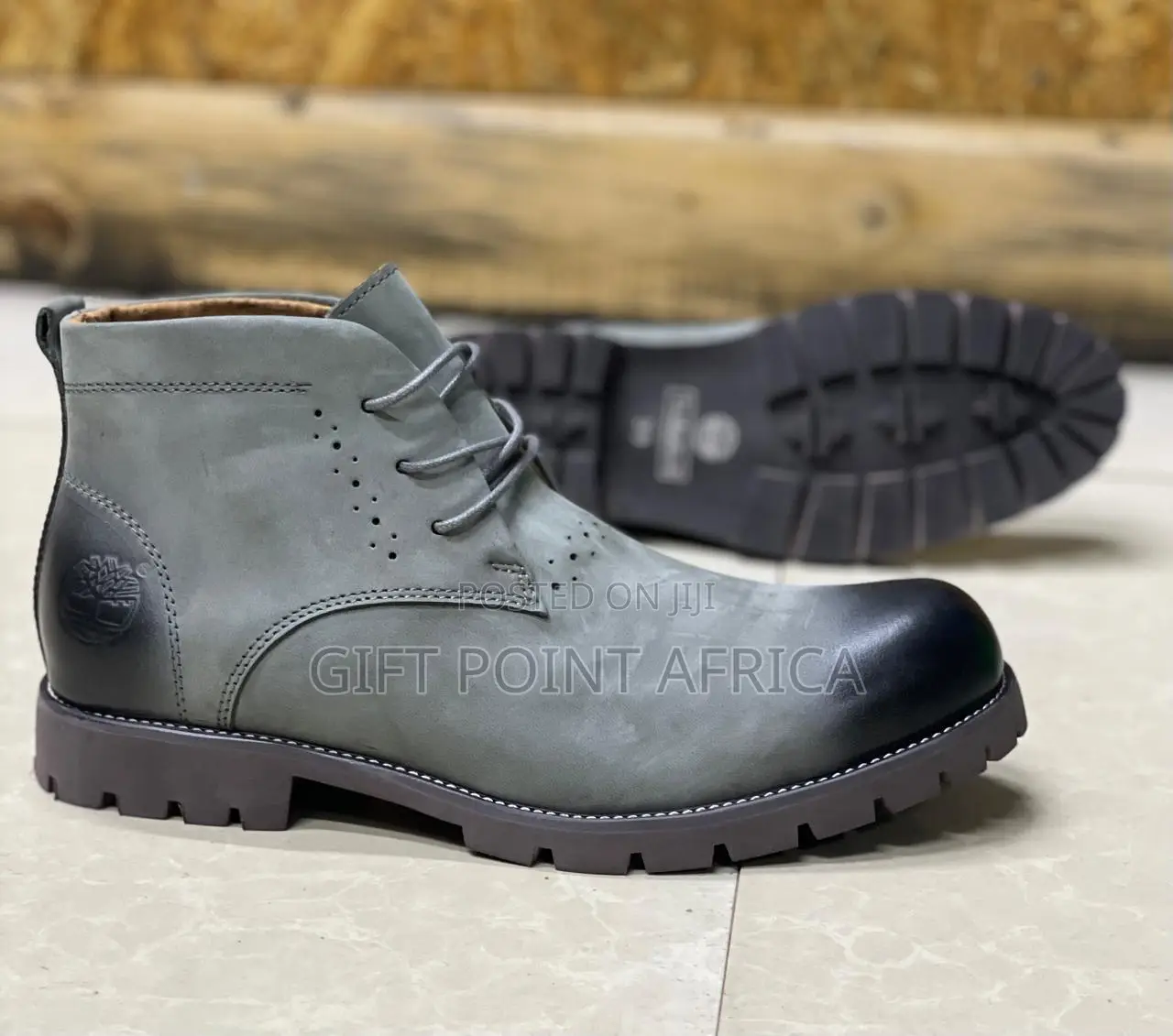 Grey Timberland Boots for Men