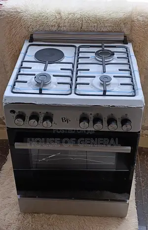 *Bjs Cookers*60*60* *3 Gas+1 Hot Plate* *Electric Oven*