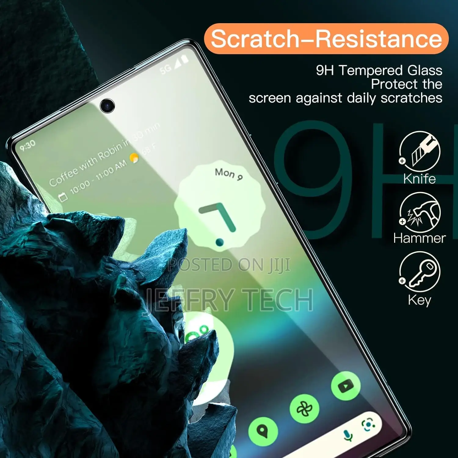 Gorilla Screen Protector for Google Pixel 6a Fingerprint C