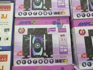 Ampex Ax806bt 3.1ch 12000w Pmpo Multimedia Speaker System