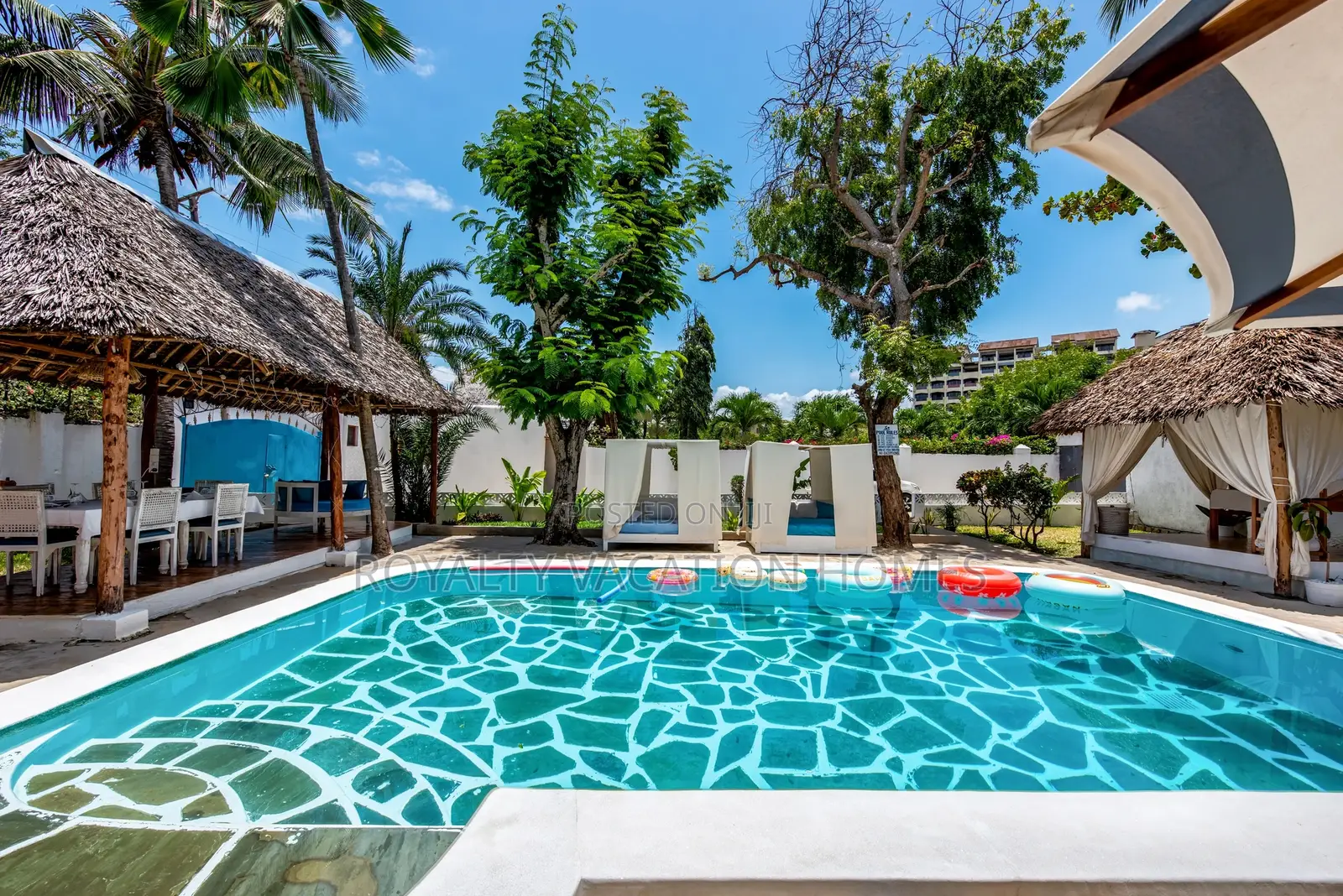 5 Bedroom Beachfront Villa in Diani