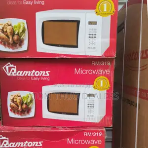 White RM/319 Digital Microwave 20 Litres Ramtons Brand