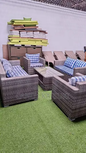 7 Seater Outdoor Sofa Plus a Table