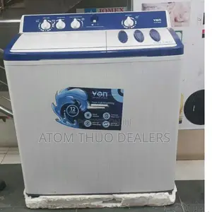Von 12kg VALW-12MFW Twin Tub Top Load Washing Machine
