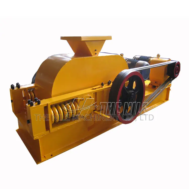 Granites Limestone Smooth Double Roller Crushing Machine