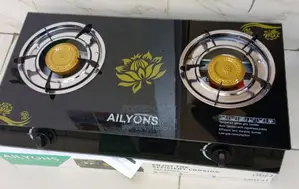 GS104-5 Ailyons 2 Burner Glass Top Table Top Cooker