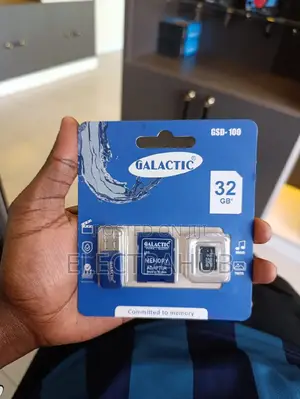 Galactic 32GB Memory Card + Adapter