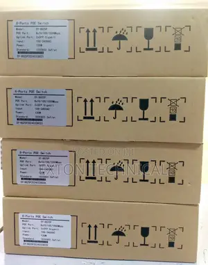 8 Port Gigabit Poe Switch With 2 SFP Fibre Ports